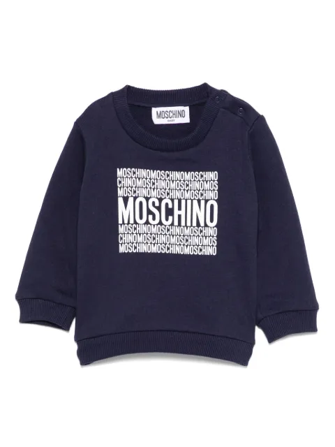 Moschino Kids logo-print sweatshirt
