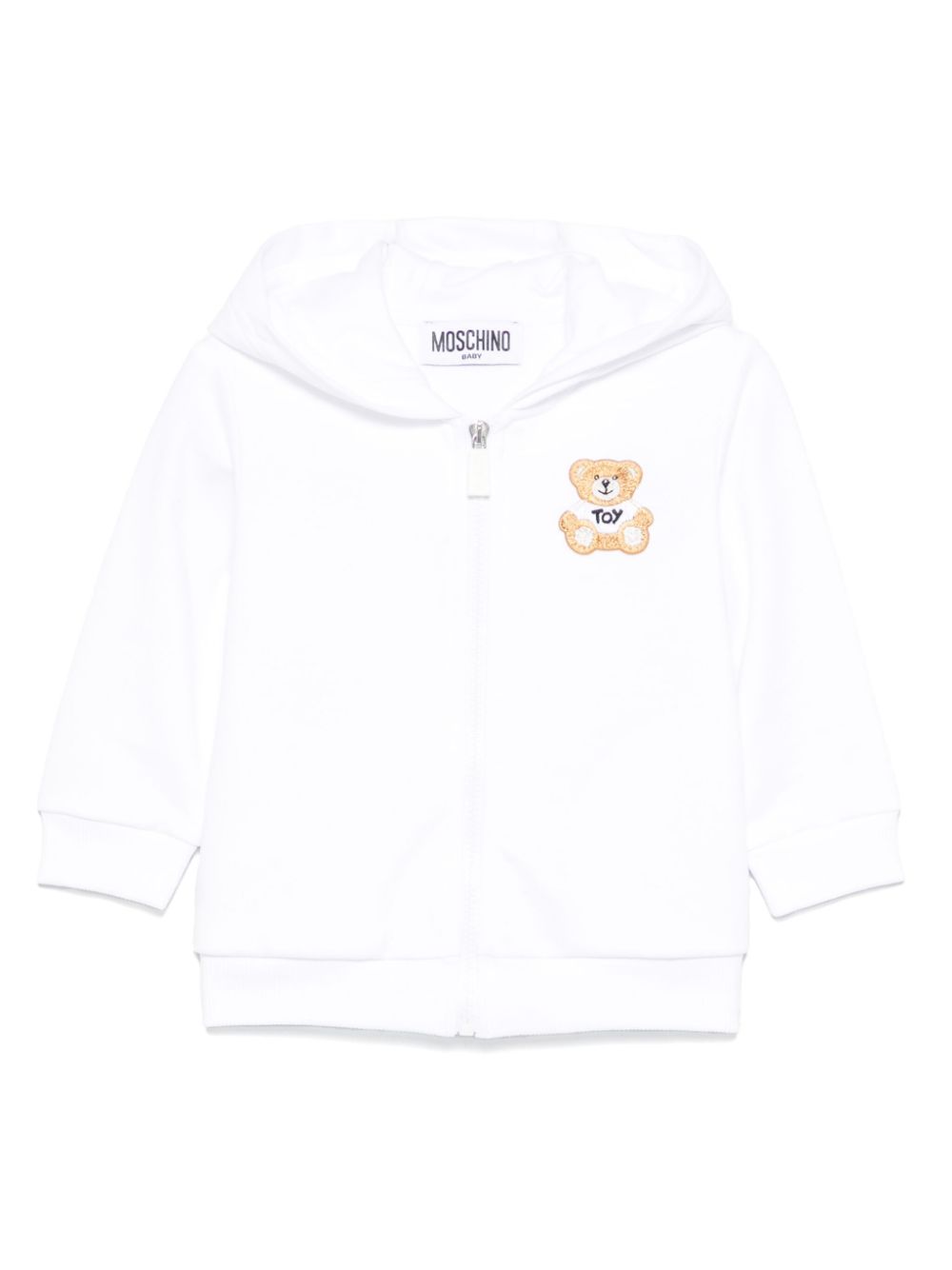 Moschino Kids Teddy Bear hoodie Wit