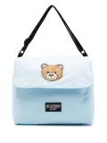 Moschino Kids Teddy Bear-print diaper bag - Blue