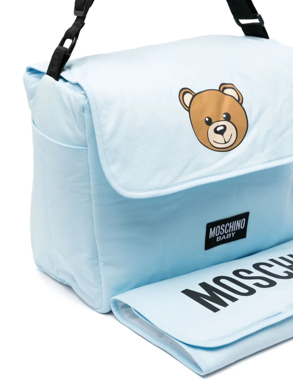 Moschino Kids Wickeltasche mit Teddy-Print | Wickeltaschen für Babys | Image 3