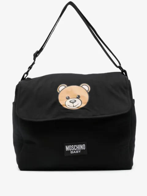 Moschino Kids pañalera con motivo Teddy Bear