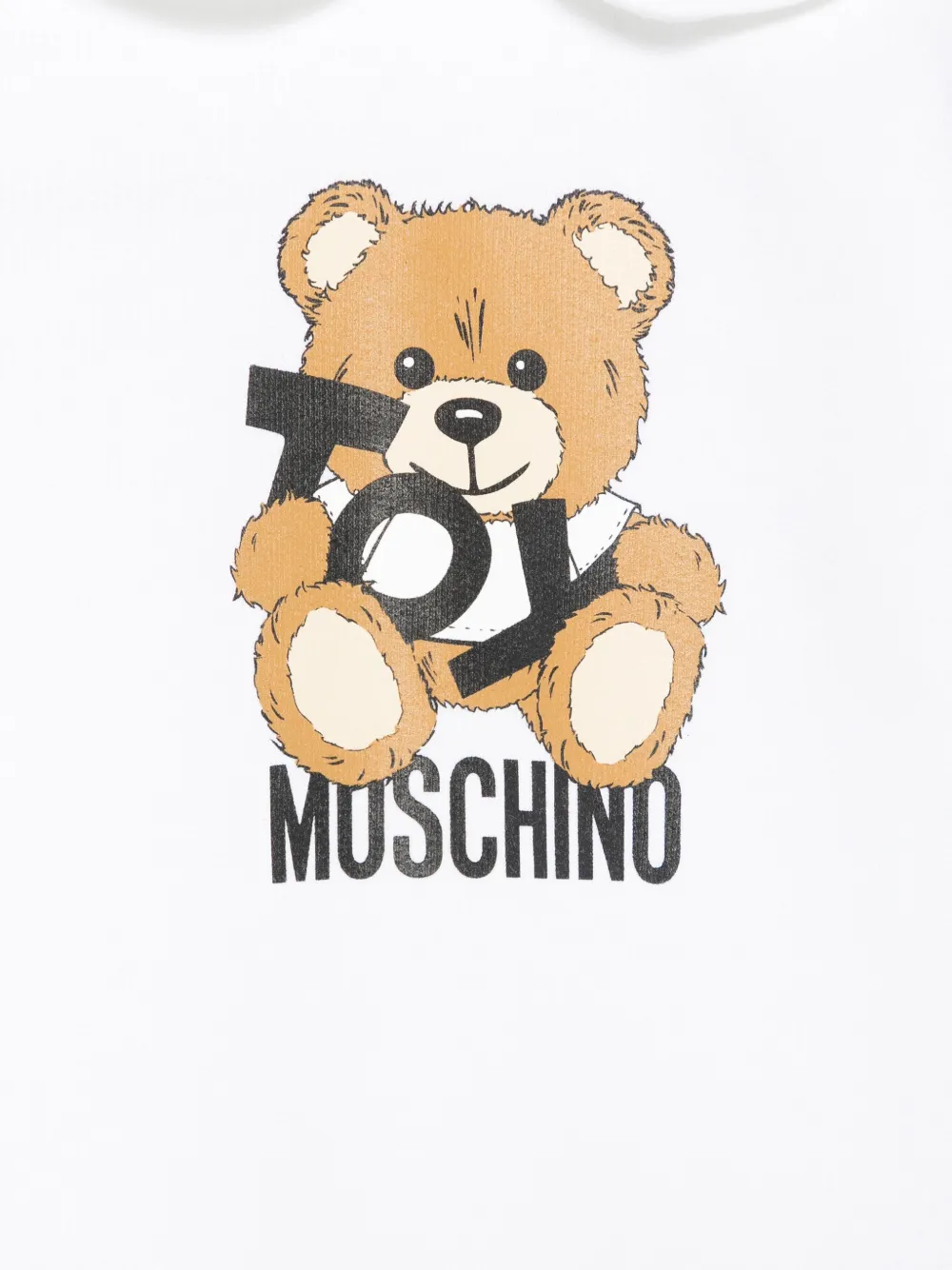 Moschino Kids Pyjama met teddybeerprint Wit