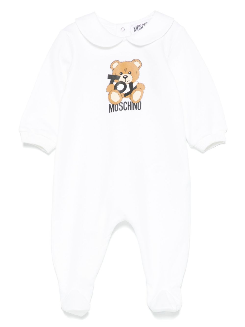 Moschino Kids teddy bear-motif pajamas Wit