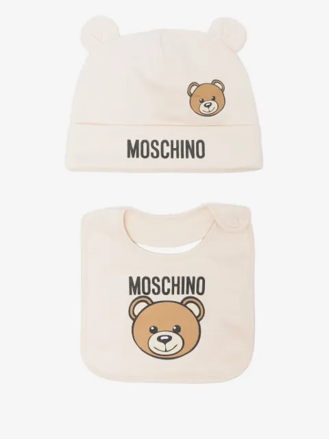 Moschino Kids logo-print beanie