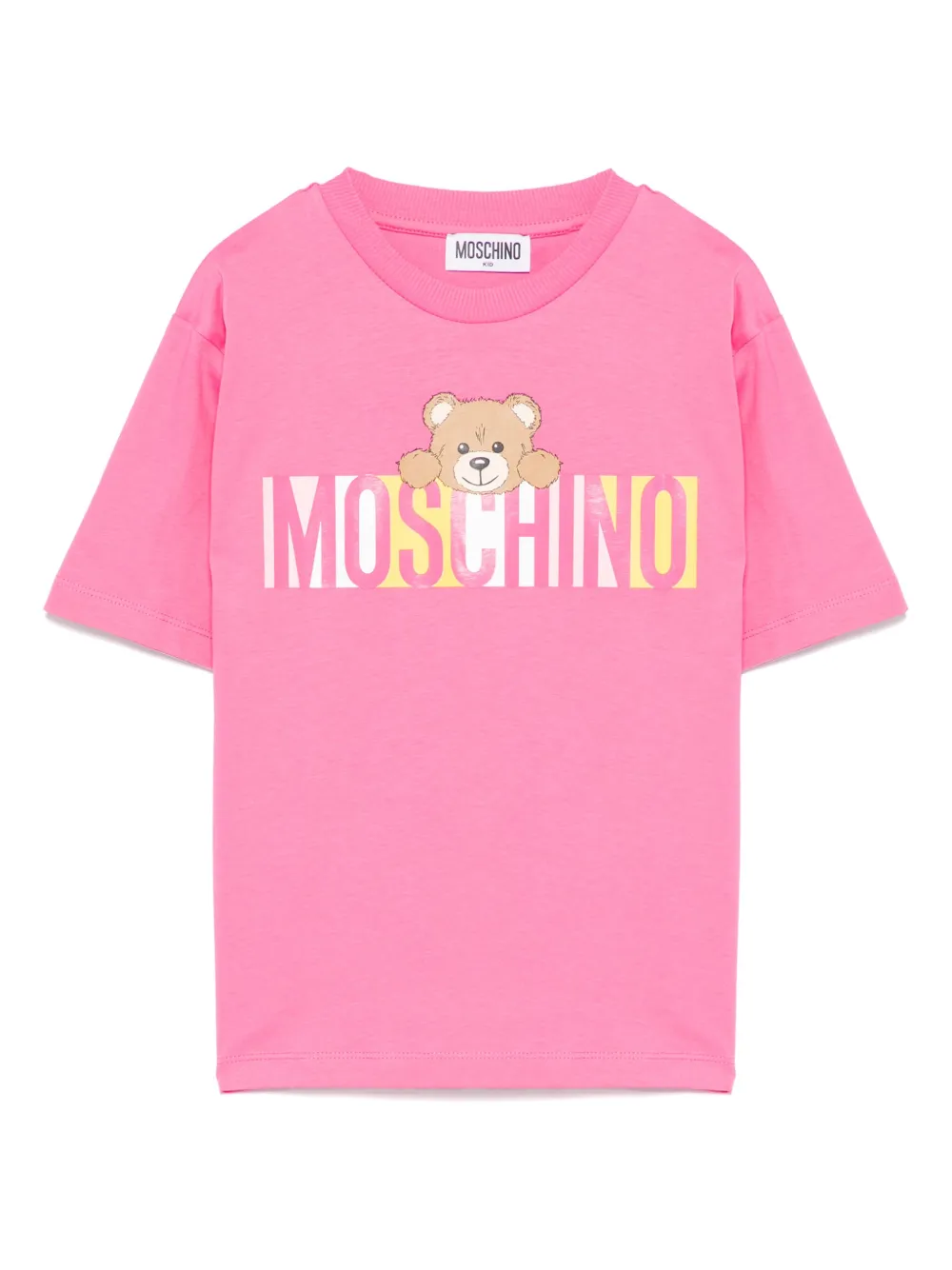 Moschino Kids Teddy Bear-motif T-shirt | Pink | Image 1