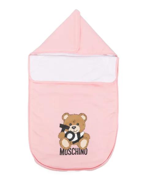 Moschino Kids Teddy Bear-print sleeping bag