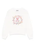 Moschino Kids Teddy Bear-motif sweatshirt - White