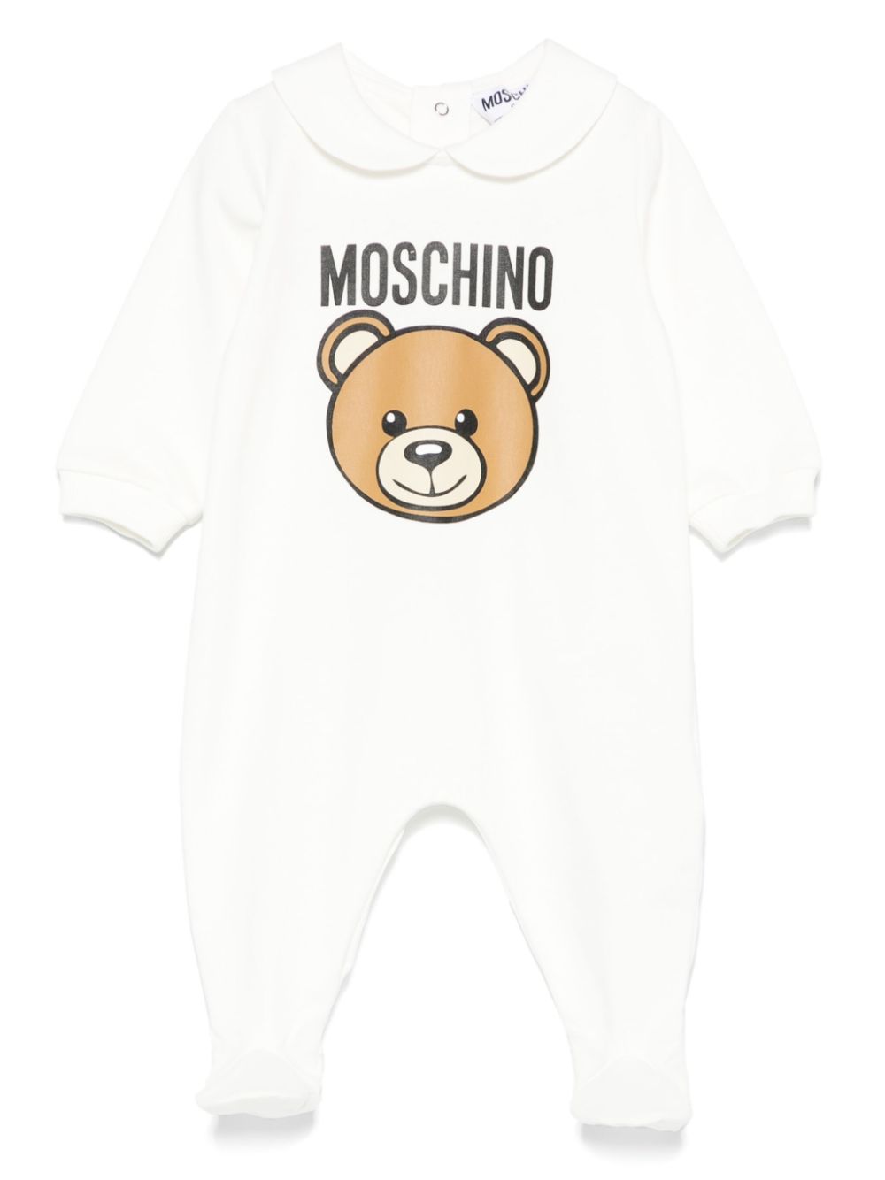 Moschino Kids teddy bear-print pyjamas Wit