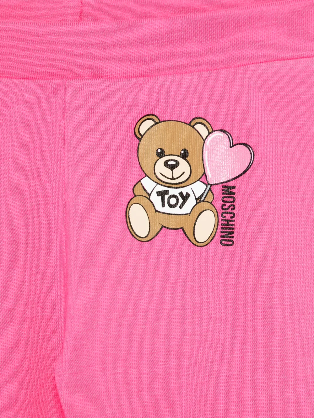 Moschino Kids Legging met teddybeerprint Roze
