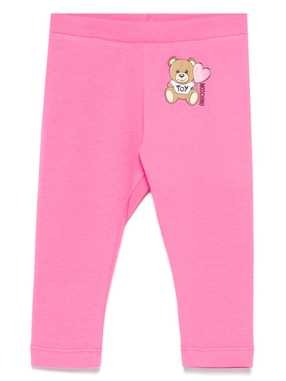 Moschino Kids teddy bear-print leggings Roze