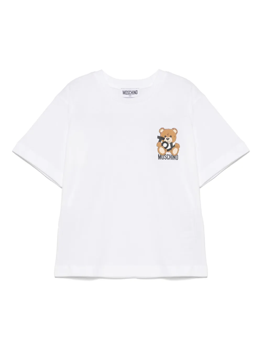 Moschino Kids تيشيرت بطبعة تيدي | أبيض | Image 1