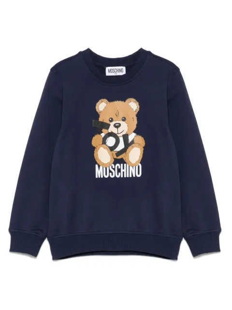 Moschino Kids teddy bear-print sweatshirt