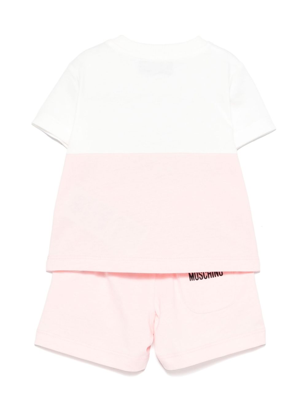 Moschino Kids Teddy Bear shorts set - Pink