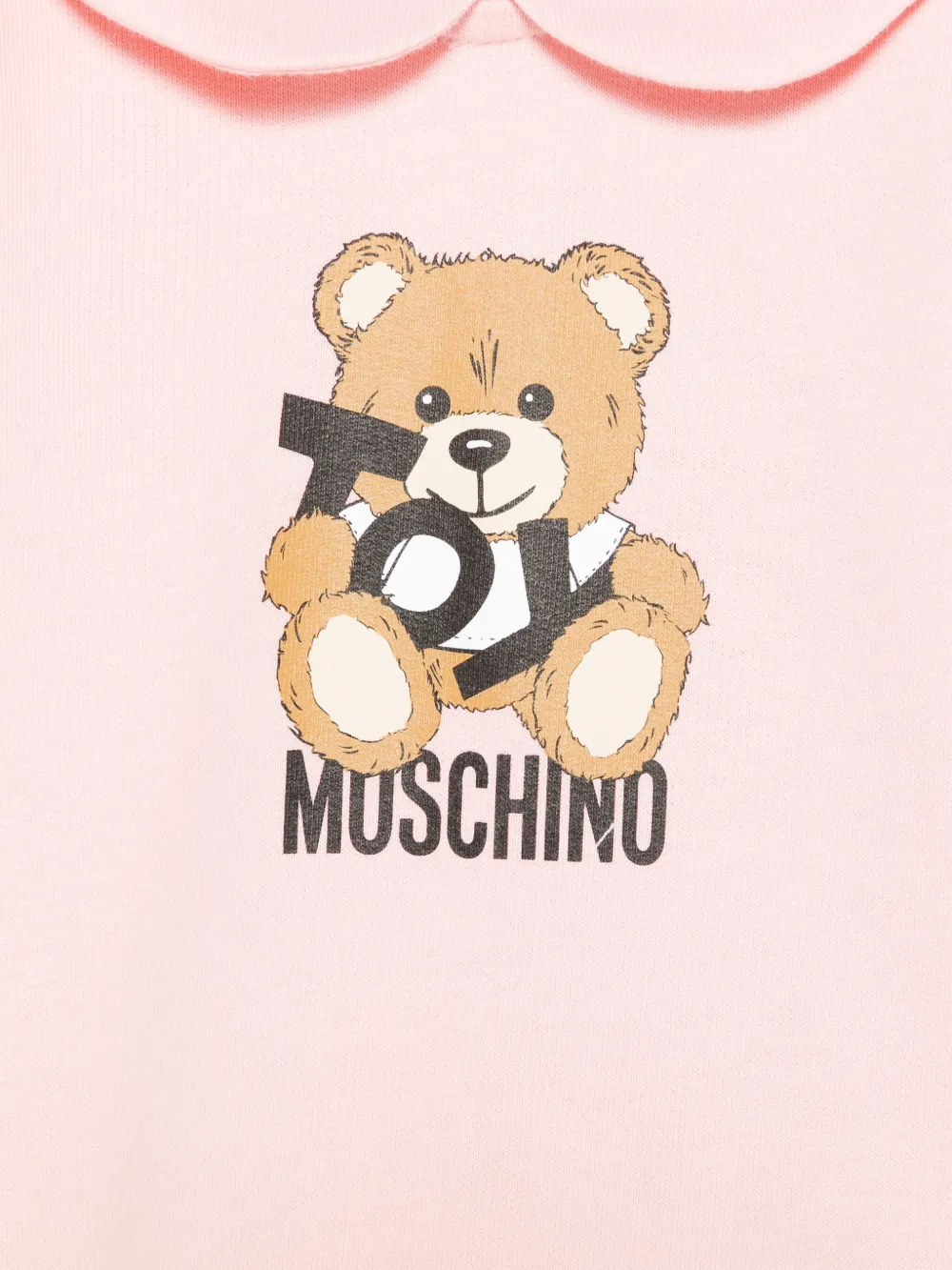 Moschino Kids Pyjama met print Roze