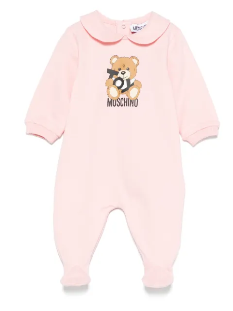 Moschino Kids teddy bear-print pyjamas