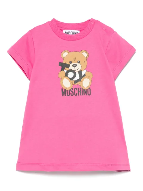Moschino Kids Kleid mit Teddy-Print