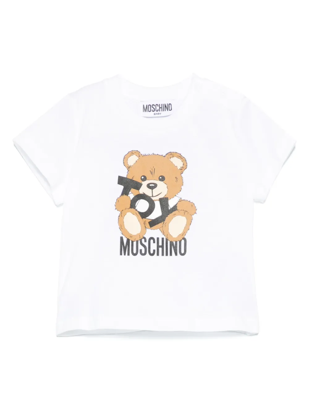 Moschino Kids teddy bear-print T-shirt | White | Image 1