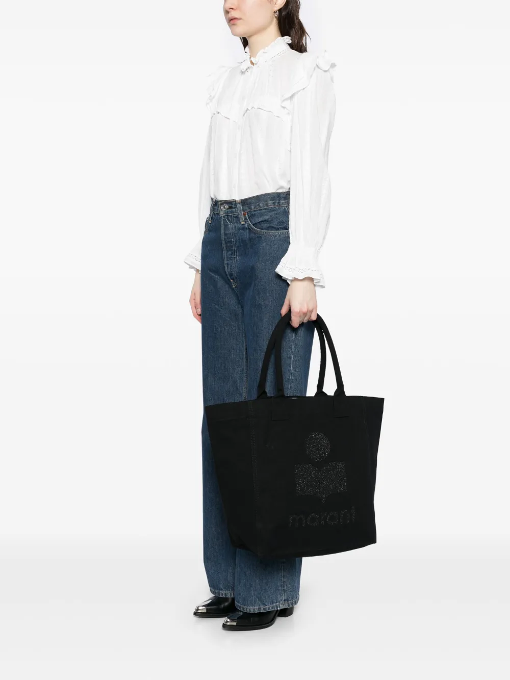 MARANT ÉTOILE Yenky tote bag - Zwart