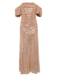 Needle & Thread Sunbeam Valentina off-shoulder gown - Gold