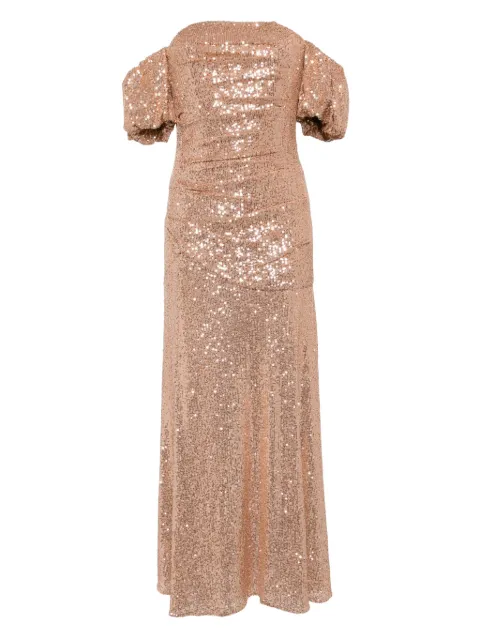 Needle & Thread Sunbeam Valentina off-shoulder gown