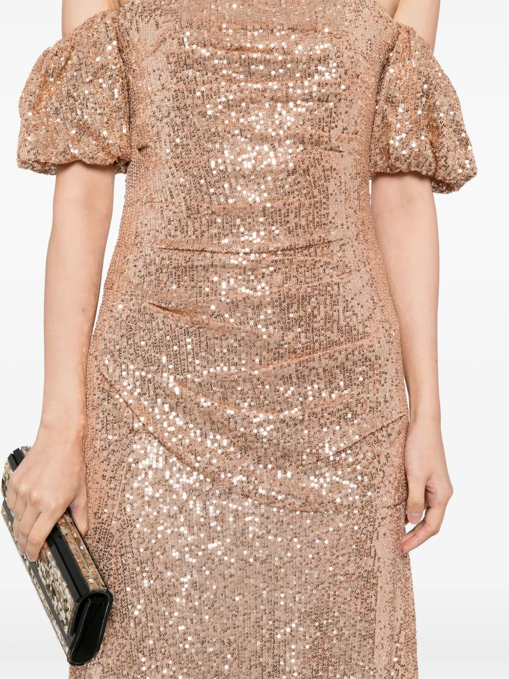Shop Needle & Thread Sunbeam Valentina Off-shoulder Gown
