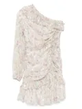 Needle & Thread Ophelia Ditsy one-shoulder dress - Neutrals