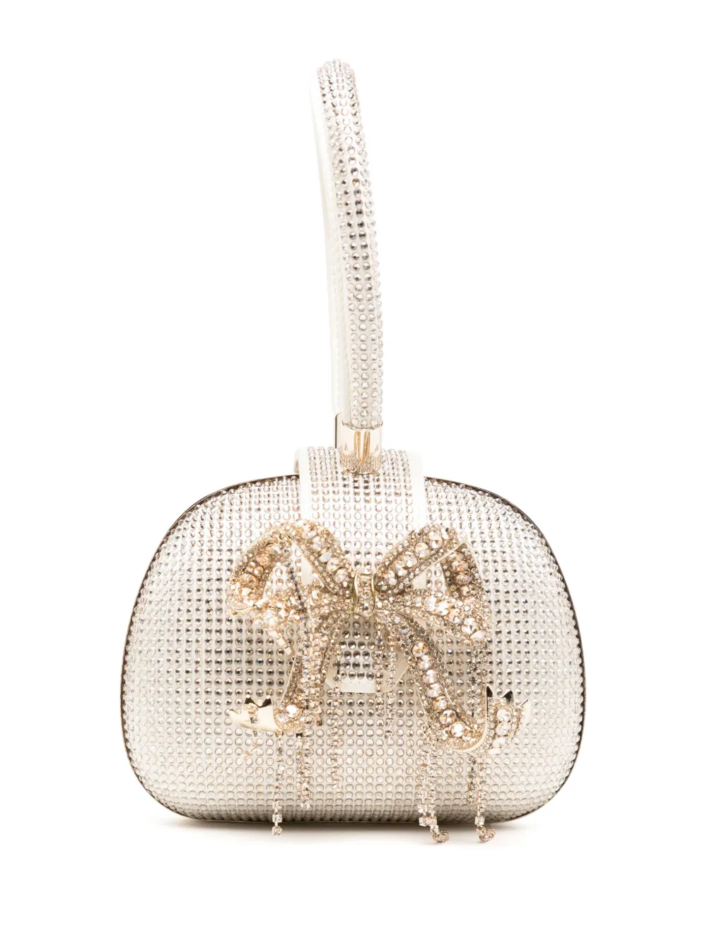 rhinestone top handle mini bag