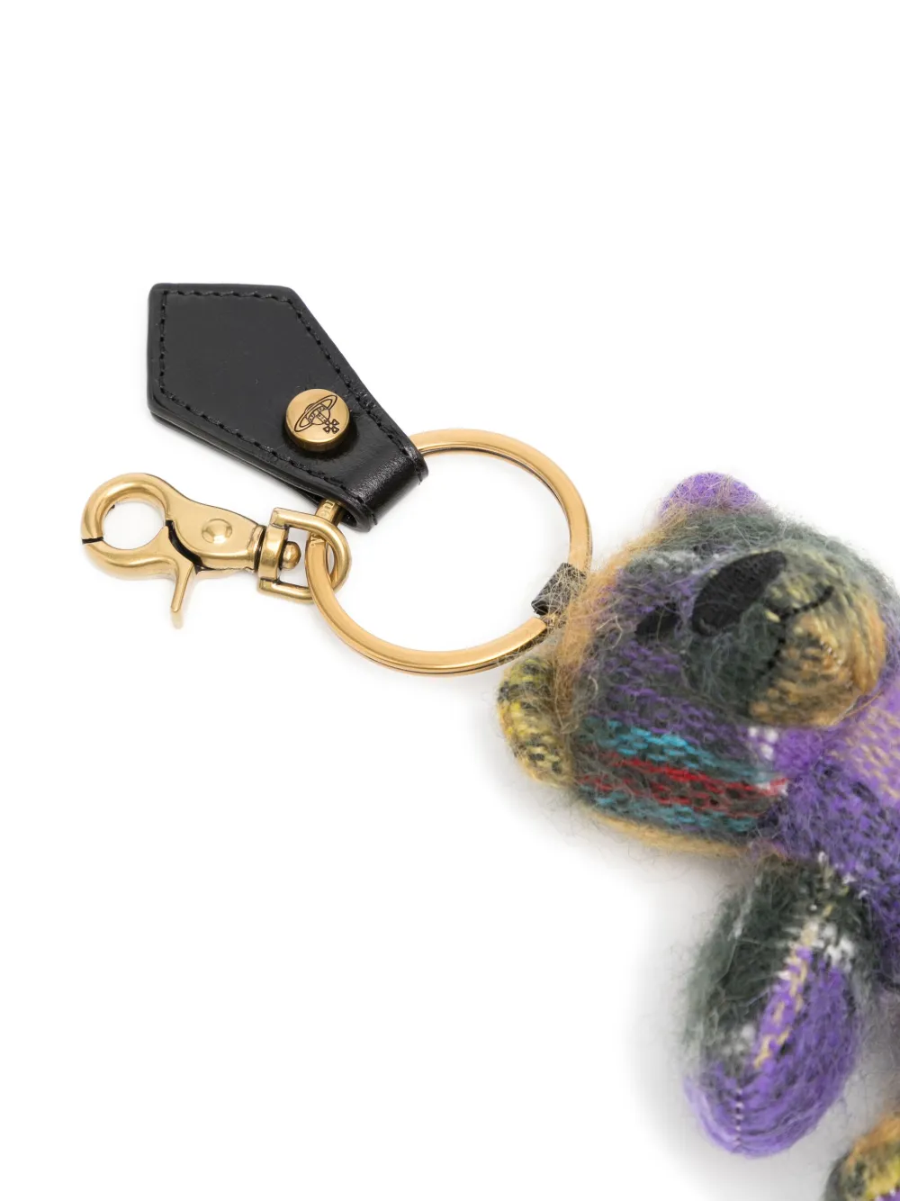 Vivienne Westwood Sleutelhanger met teddybeer Paars