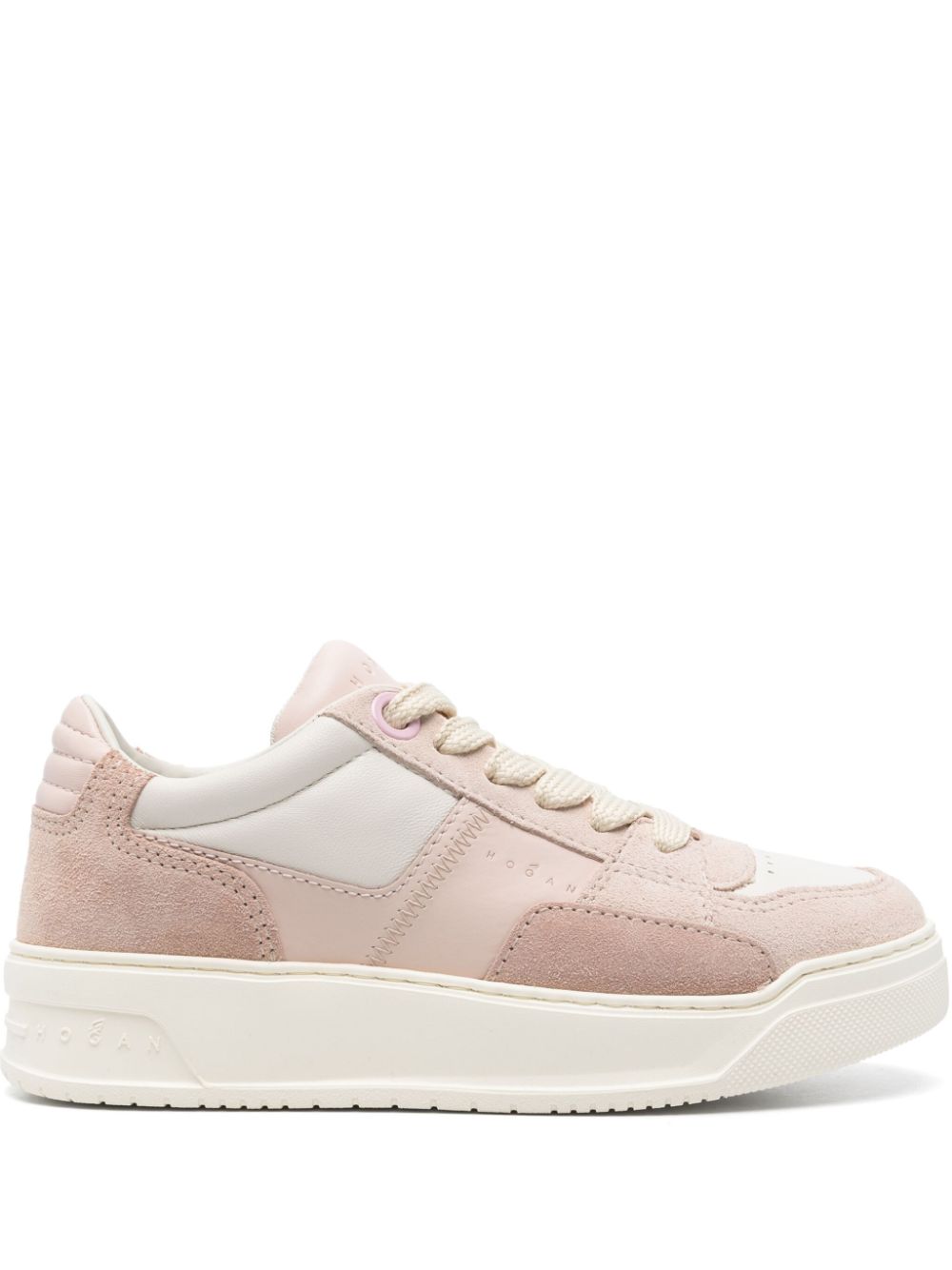 Hogan panelled sneakers Pink