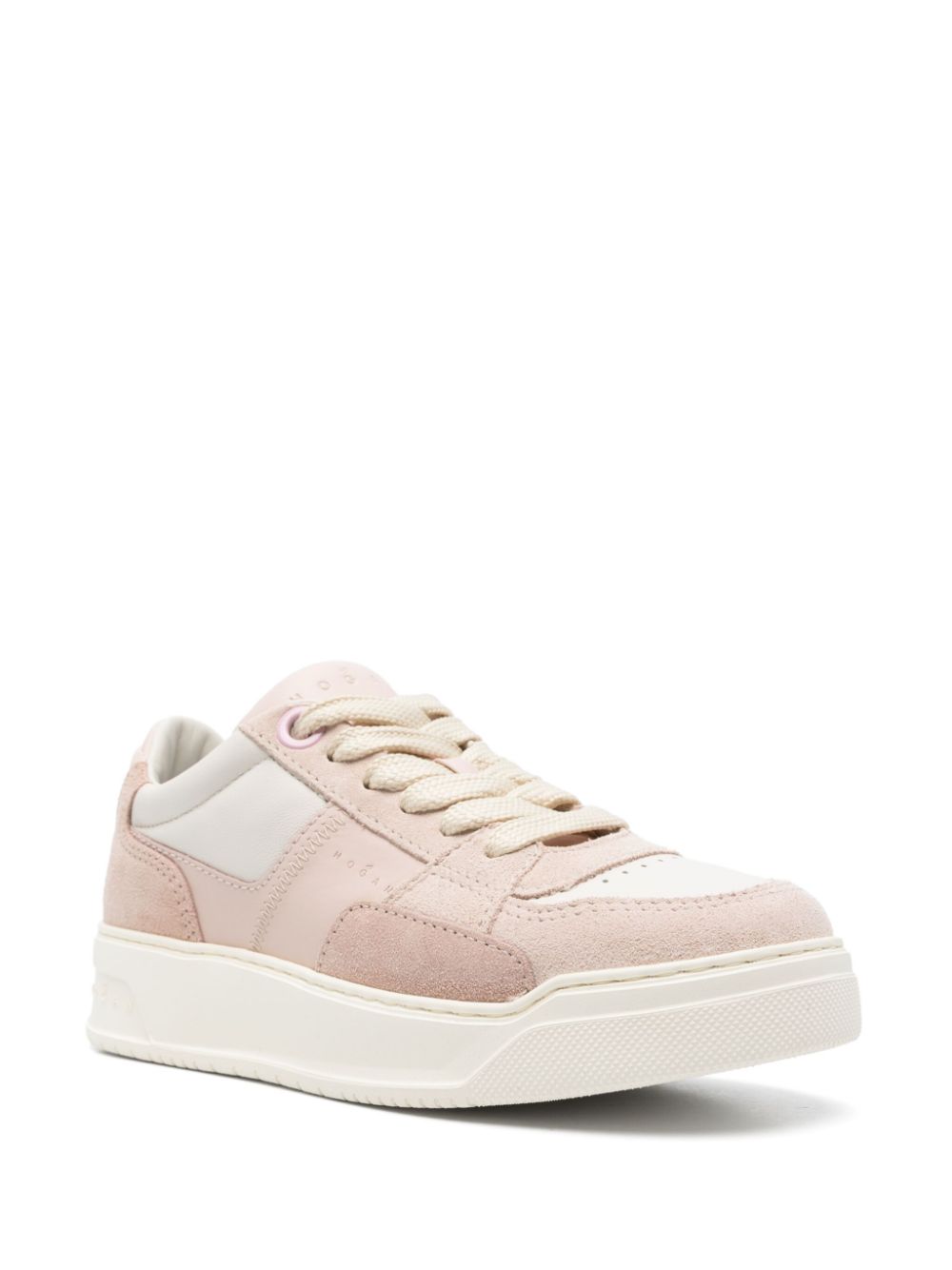 Hogan panelled sneakers - Roze