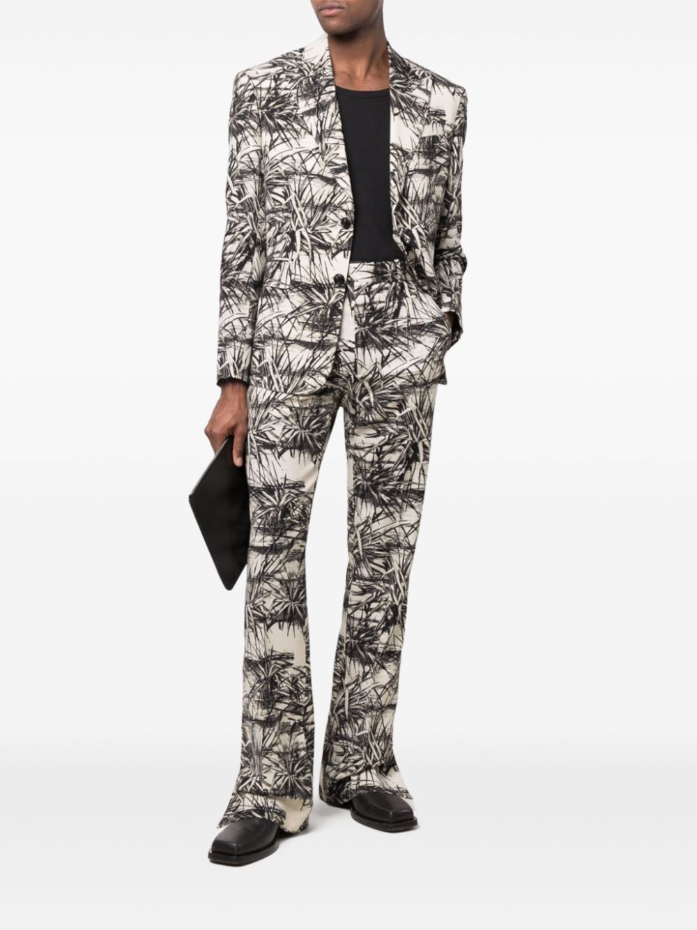 AMIRI printed blazer - Wit