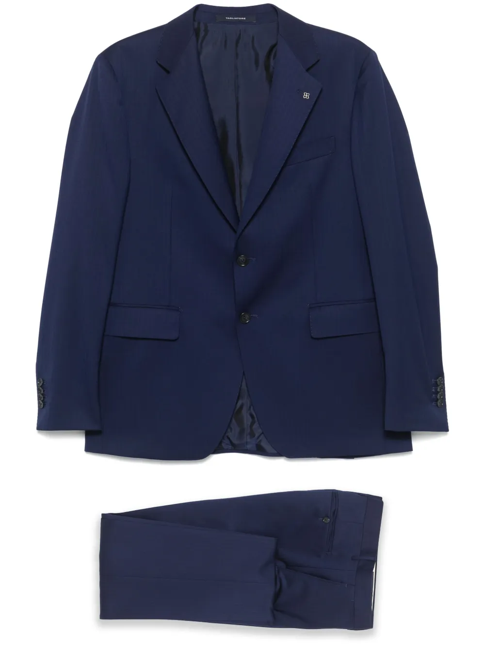 Tagliatore single-breasted suit Blauw