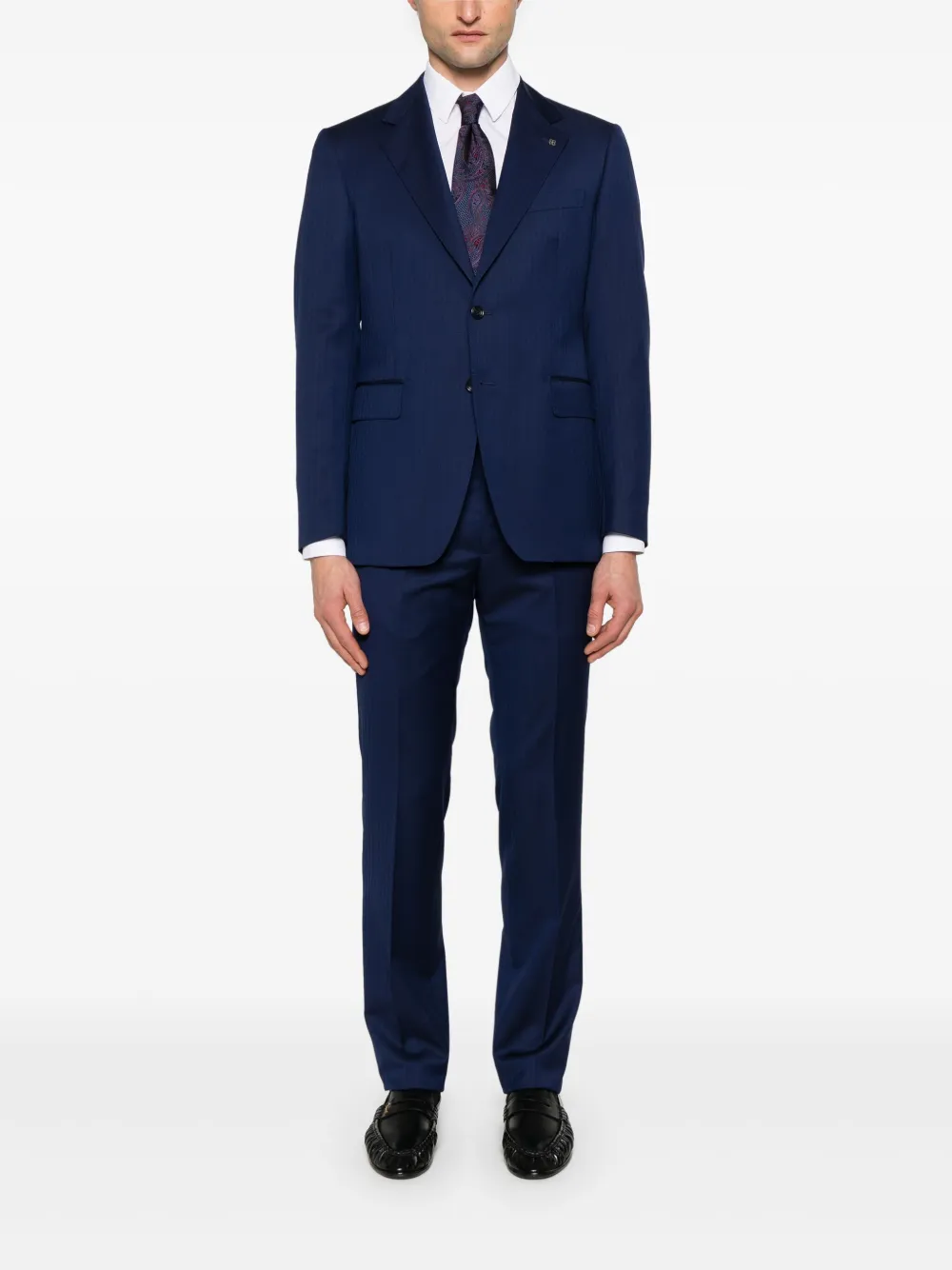 Tagliatore single-breasted suit - Blauw