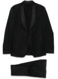 Tagliatore virgin-wool dinner suit - Black