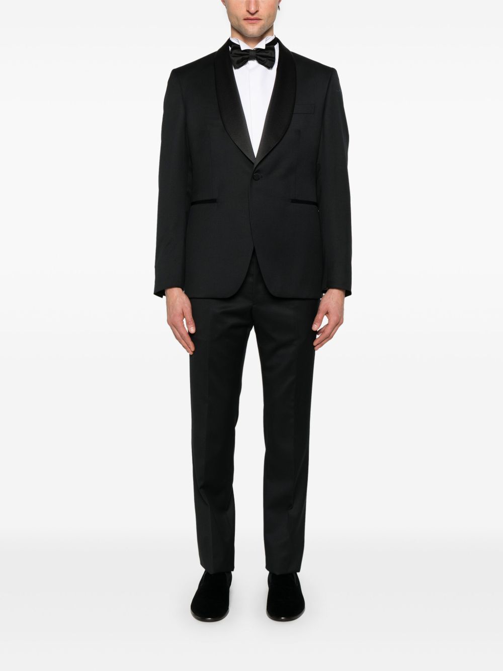 Tagliatore virgin-wool dinner suit - Zwart