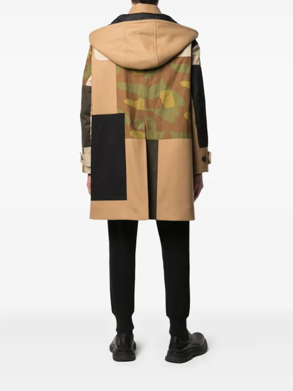 Dsquared2 ダッフルコート DSQUARED2 パッチワーク ダッフルコート | ニュートラル