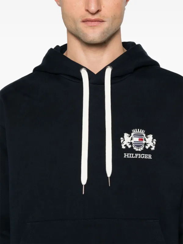 Farfetch Tommy Hilfiger Graphic Hoodie Tommy Hilfiger Small Crest