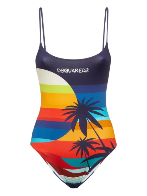 DSQUARED2 graphic-print bodysuit