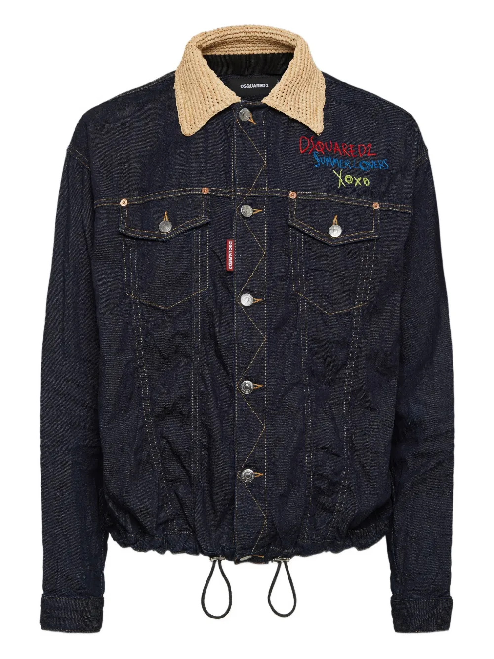 DSQUARED2 chamarra de mezclilla con botones | azul | Image 1