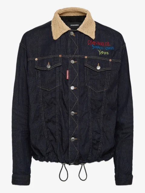 DSQUARED2 chamarra de mezclilla con botones