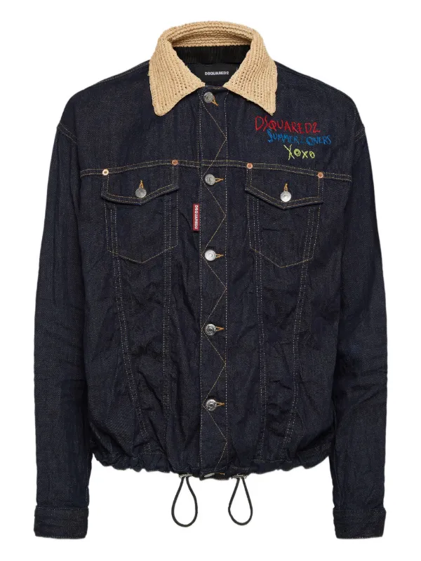 DSQUARED2 デニムジャケット | ブルー | FARFETCH JP