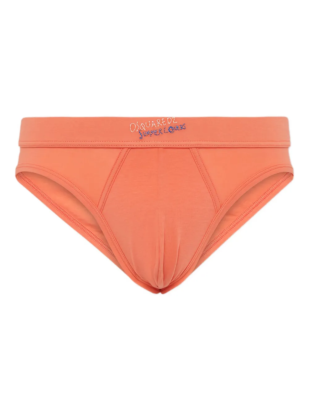 DSQUARED2 Summer Lovers logo-detail briefs | Orange | Image 1
