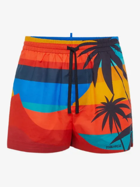 DSQUARED2 Shorts Summer Lovers Sunset