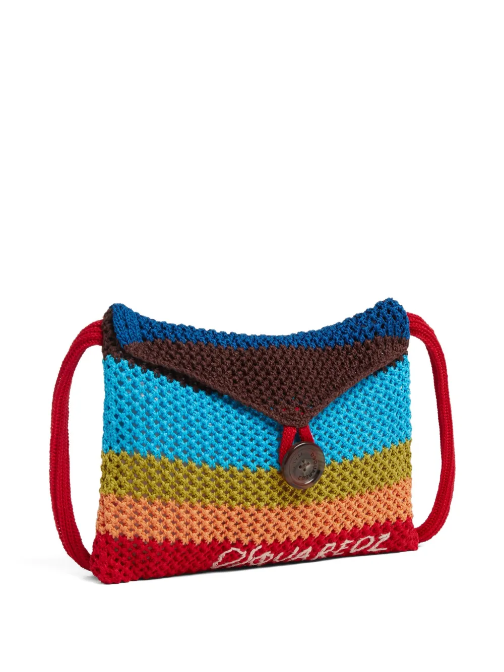 DSQUARED2 Gebreide messengertas Blauw