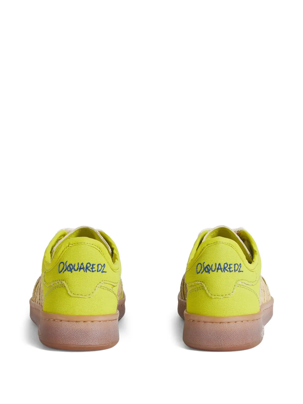 DSQUARED2 Sneakers met logoprint Geel