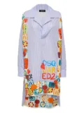 DSQUARED2 cotton midi dress - Blue