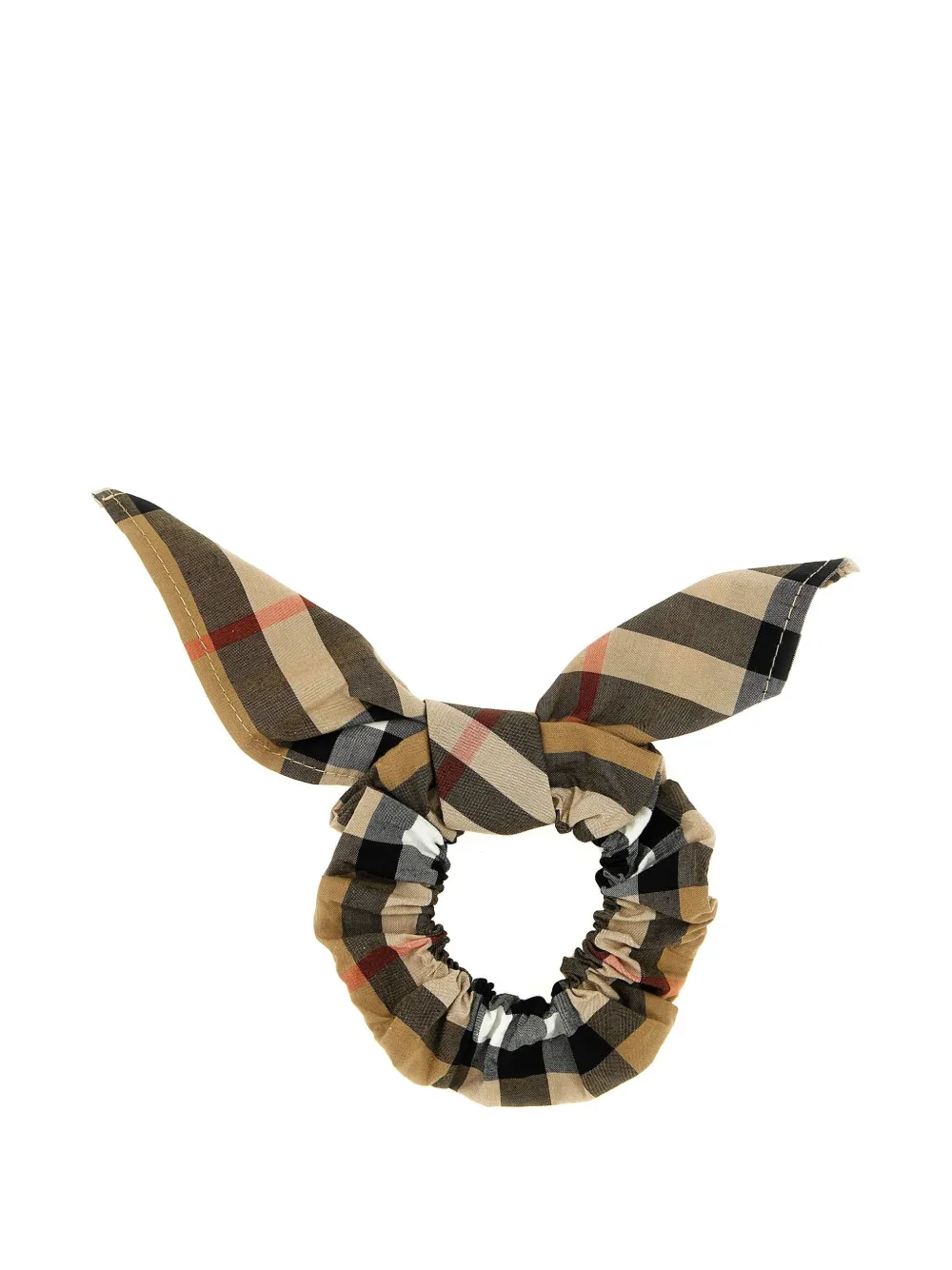 Burberry Kids Geruite haarelastiek Bruin