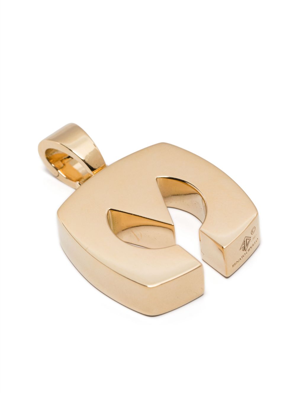 RENATO CIPULLO 18kt geelgouden Splendente Letter hanger