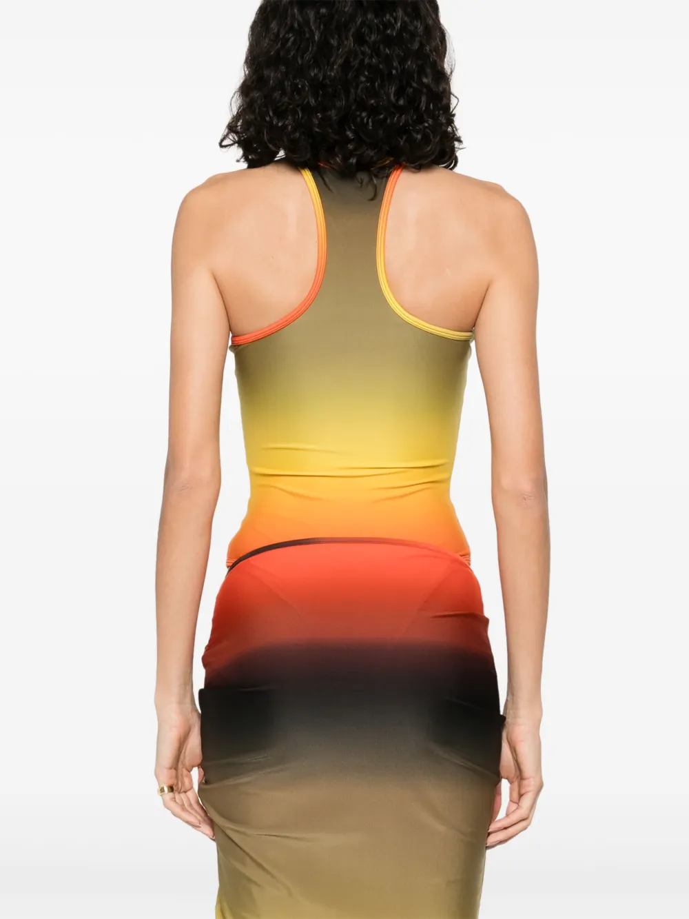 Shop Attico Ombré-effect Swim Suit