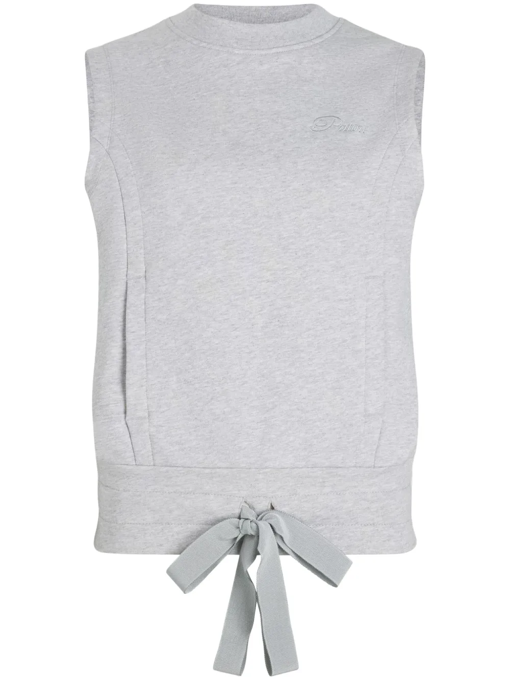 Patou Sweater met geborduurd logo Grijs